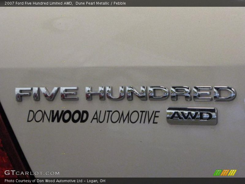 Dune Pearl Metallic / Pebble 2007 Ford Five Hundred Limited AWD