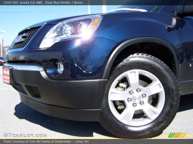 Deep Blue Metallic / Ebony 2009 GMC Acadia SLE AWD