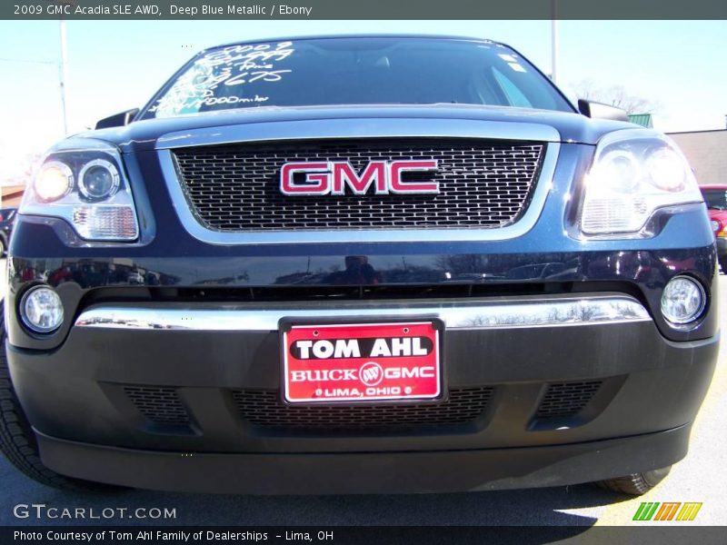 Deep Blue Metallic / Ebony 2009 GMC Acadia SLE AWD