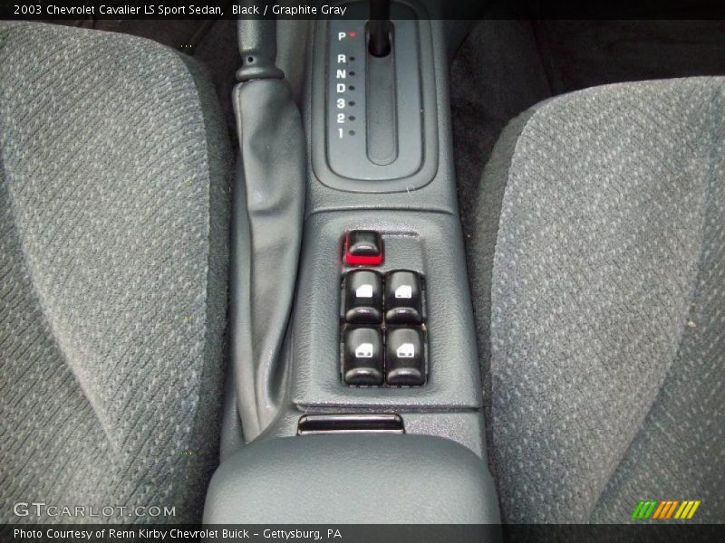 Black / Graphite Gray 2003 Chevrolet Cavalier LS Sport Sedan