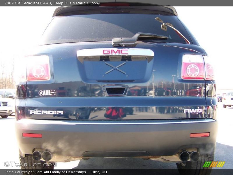 Deep Blue Metallic / Ebony 2009 GMC Acadia SLE AWD