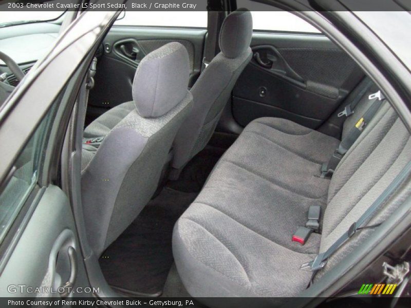  2003 Cavalier LS Sport Sedan Graphite Gray Interior
