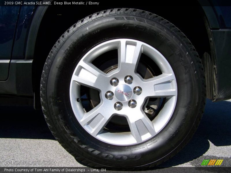 Deep Blue Metallic / Ebony 2009 GMC Acadia SLE AWD
