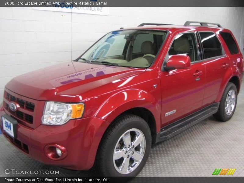 Redfire Metallic / Camel 2008 Ford Escape Limited 4WD