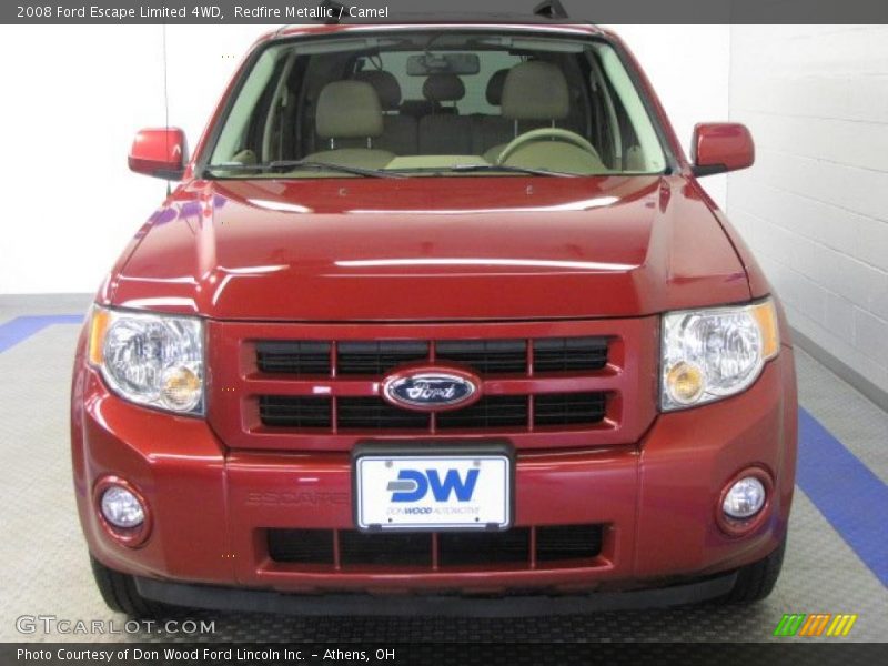 Redfire Metallic / Camel 2008 Ford Escape Limited 4WD