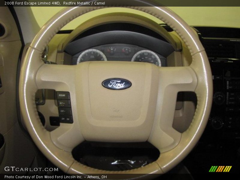 Redfire Metallic / Camel 2008 Ford Escape Limited 4WD