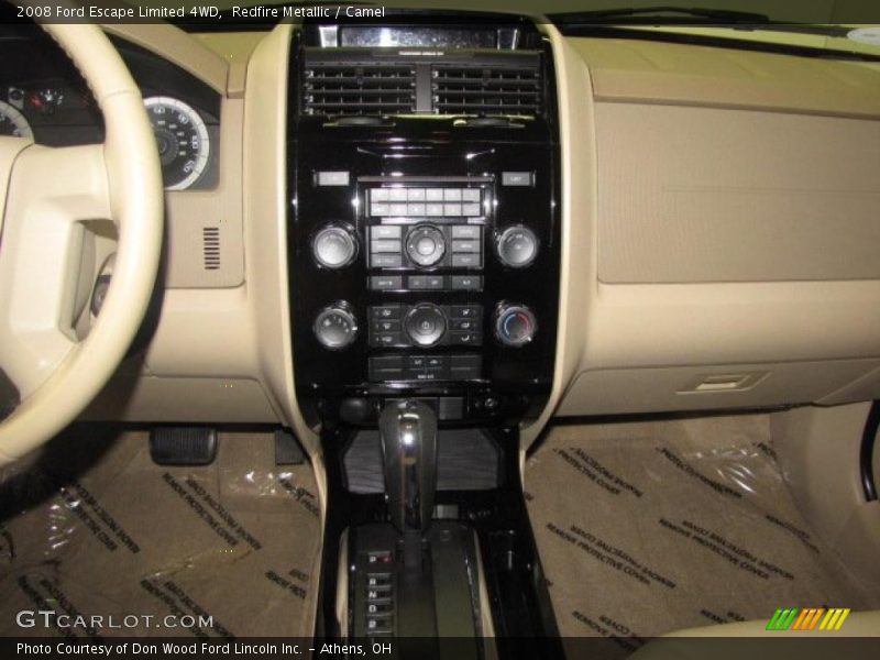 Redfire Metallic / Camel 2008 Ford Escape Limited 4WD