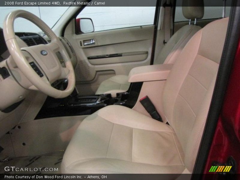 Redfire Metallic / Camel 2008 Ford Escape Limited 4WD