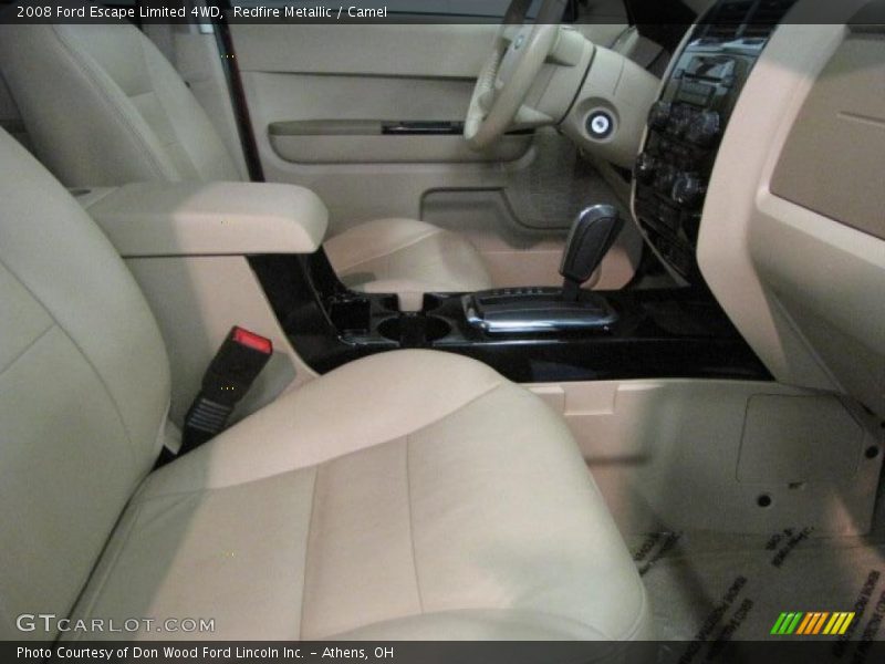 Redfire Metallic / Camel 2008 Ford Escape Limited 4WD