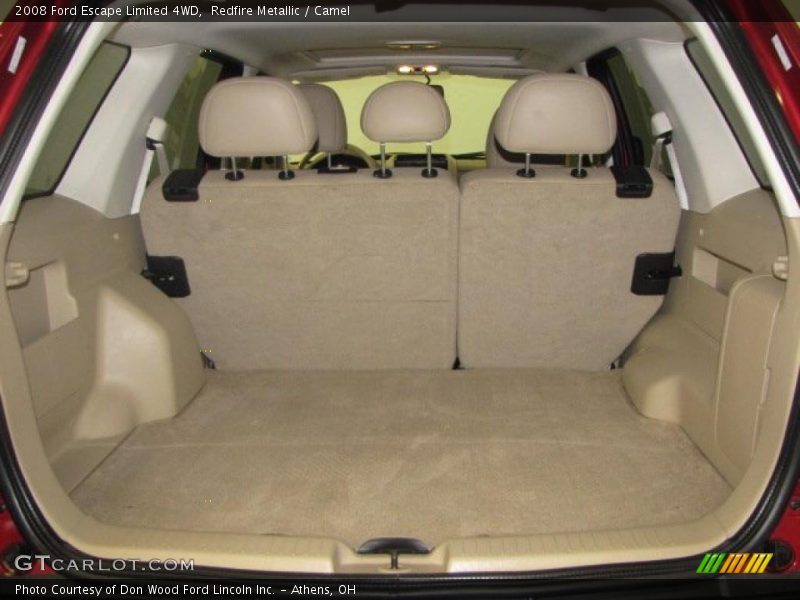 Redfire Metallic / Camel 2008 Ford Escape Limited 4WD