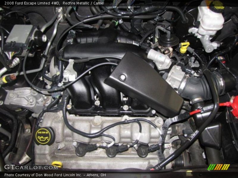 Redfire Metallic / Camel 2008 Ford Escape Limited 4WD