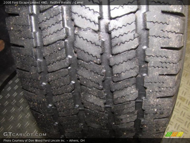 Redfire Metallic / Camel 2008 Ford Escape Limited 4WD