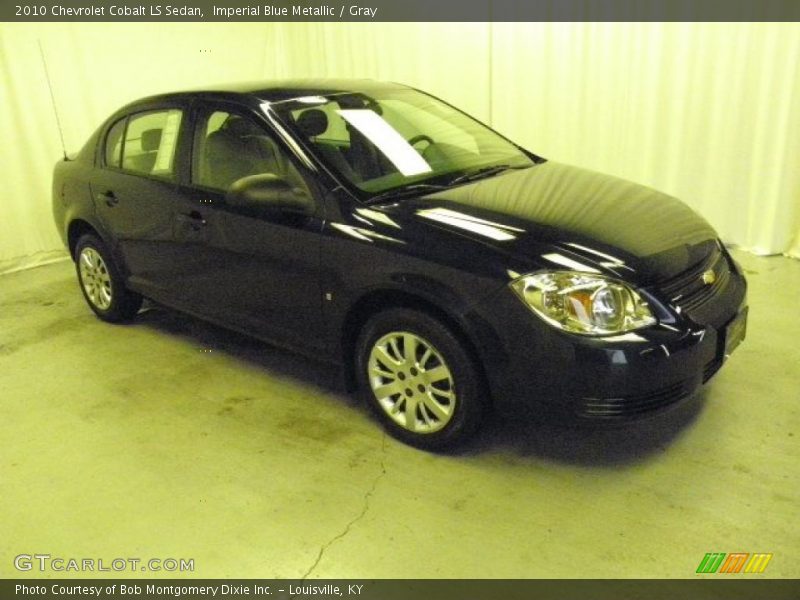 Imperial Blue Metallic / Gray 2010 Chevrolet Cobalt LS Sedan