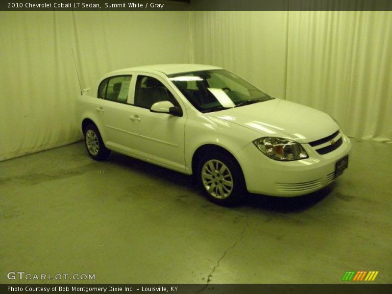 Summit White / Gray 2010 Chevrolet Cobalt LT Sedan