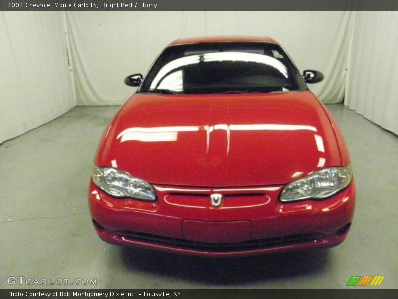 Bright Red / Ebony 2002 Chevrolet Monte Carlo LS