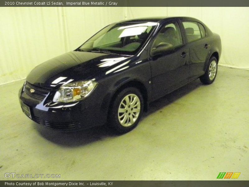 Imperial Blue Metallic / Gray 2010 Chevrolet Cobalt LS Sedan