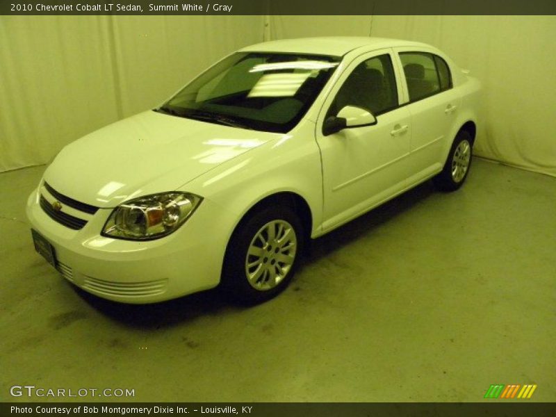Summit White / Gray 2010 Chevrolet Cobalt LT Sedan