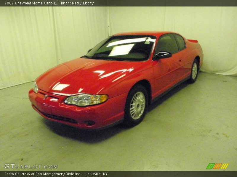 Bright Red / Ebony 2002 Chevrolet Monte Carlo LS