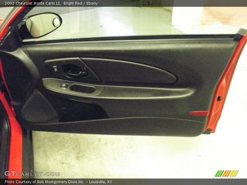 Bright Red / Ebony 2002 Chevrolet Monte Carlo LS