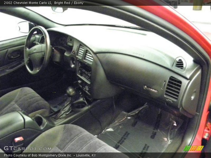 Bright Red / Ebony 2002 Chevrolet Monte Carlo LS