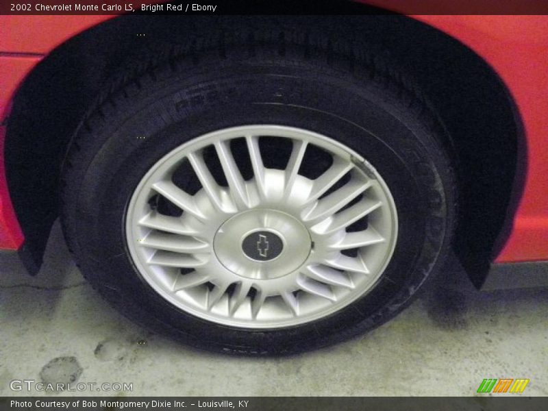 Bright Red / Ebony 2002 Chevrolet Monte Carlo LS