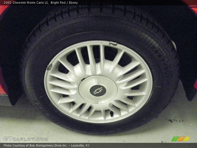 Bright Red / Ebony 2002 Chevrolet Monte Carlo LS