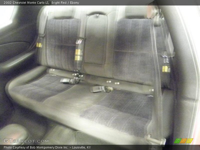Bright Red / Ebony 2002 Chevrolet Monte Carlo LS