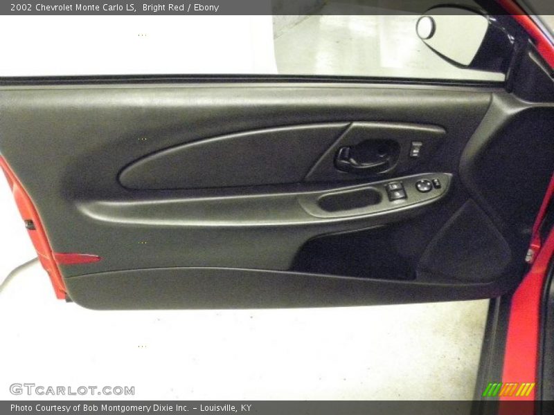 Bright Red / Ebony 2002 Chevrolet Monte Carlo LS