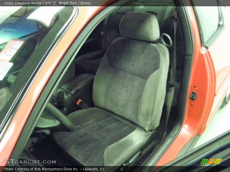 Bright Red / Ebony 2002 Chevrolet Monte Carlo LS
