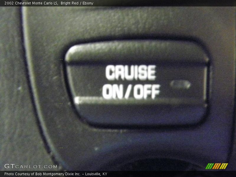 Bright Red / Ebony 2002 Chevrolet Monte Carlo LS