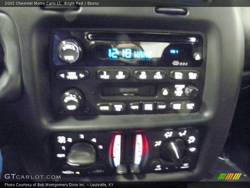 Bright Red / Ebony 2002 Chevrolet Monte Carlo LS