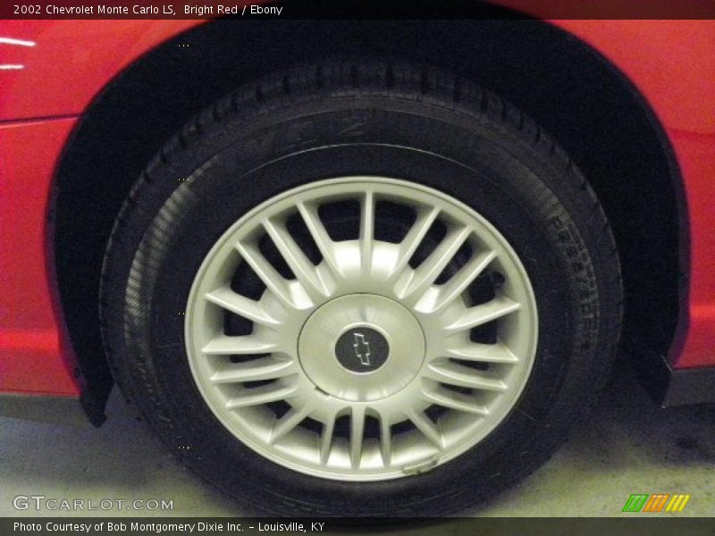 Bright Red / Ebony 2002 Chevrolet Monte Carlo LS