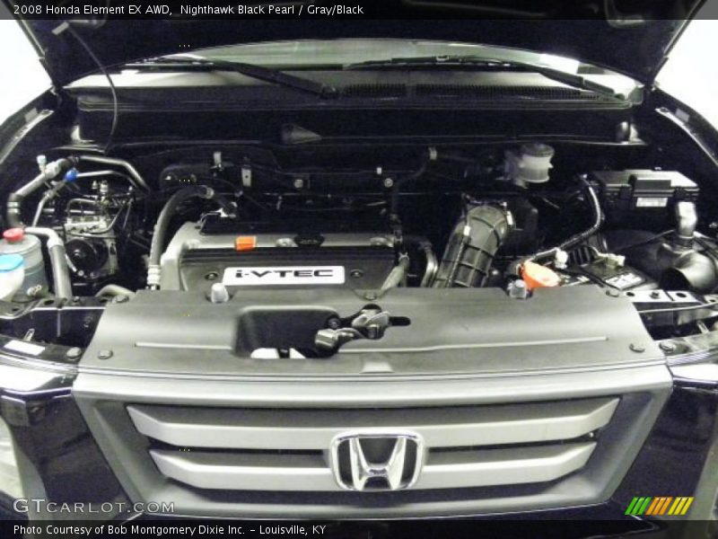 Nighthawk Black Pearl / Gray/Black 2008 Honda Element EX AWD