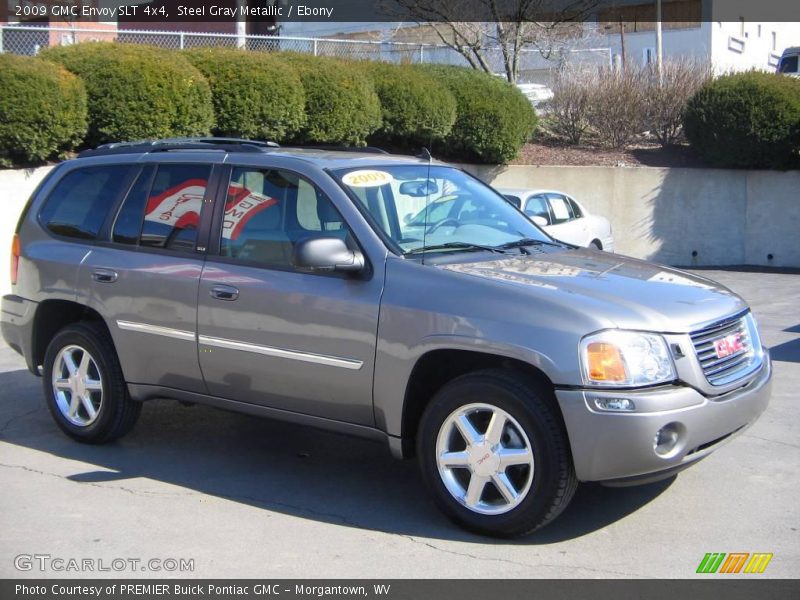 Steel Gray Metallic / Ebony 2009 GMC Envoy SLT 4x4