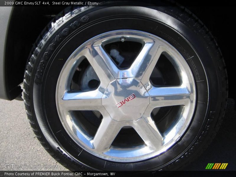 Steel Gray Metallic / Ebony 2009 GMC Envoy SLT 4x4