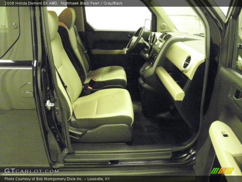 Nighthawk Black Pearl / Gray/Black 2008 Honda Element EX AWD