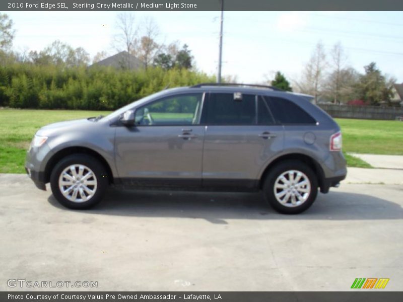 Sterling Grey Metallic / Medium Light Stone 2010 Ford Edge SEL