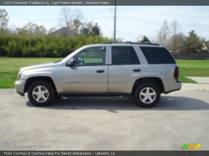 Light Pewter Metallic / Medium Pewter 2003 Chevrolet TrailBlazer LS