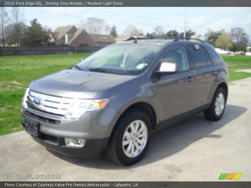 Sterling Grey Metallic / Medium Light Stone 2010 Ford Edge SEL