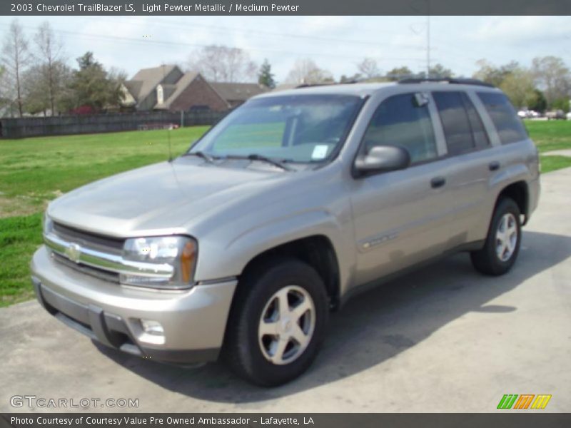 Light Pewter Metallic / Medium Pewter 2003 Chevrolet TrailBlazer LS