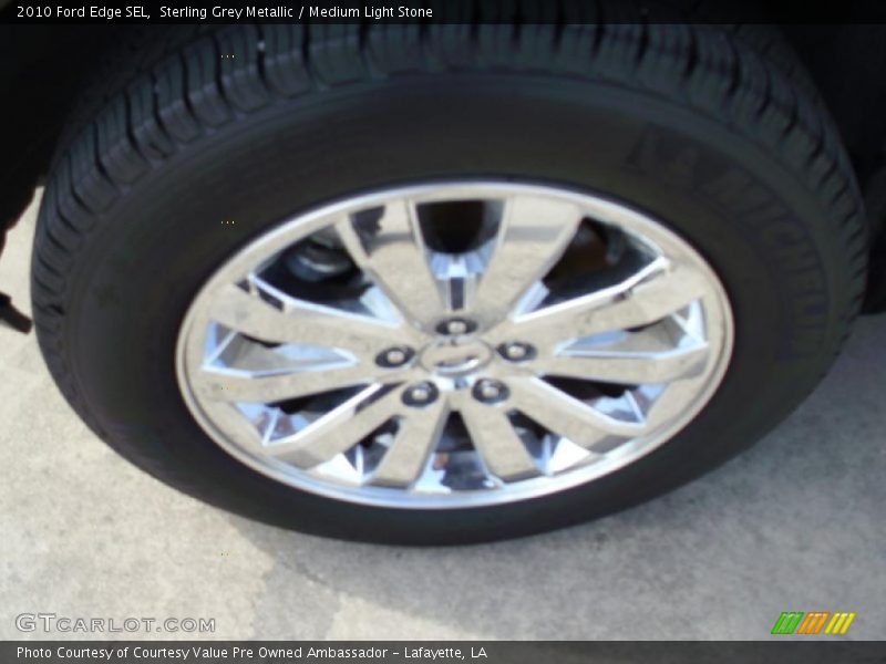 Sterling Grey Metallic / Medium Light Stone 2010 Ford Edge SEL