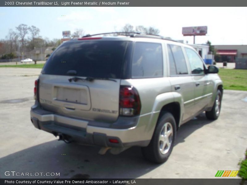 Light Pewter Metallic / Medium Pewter 2003 Chevrolet TrailBlazer LS