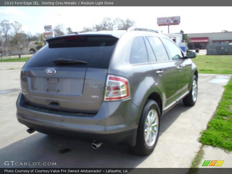 Sterling Grey Metallic / Medium Light Stone 2010 Ford Edge SEL