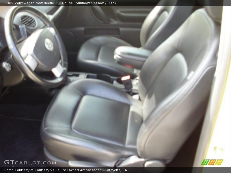 Sunflower Yellow / Black 2009 Volkswagen New Beetle 2.5 Coupe