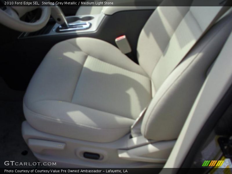 Sterling Grey Metallic / Medium Light Stone 2010 Ford Edge SEL