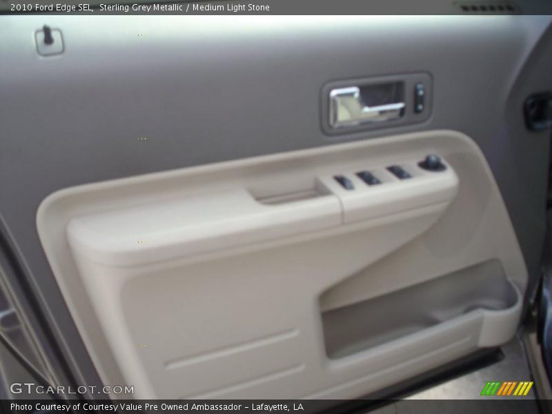Sterling Grey Metallic / Medium Light Stone 2010 Ford Edge SEL
