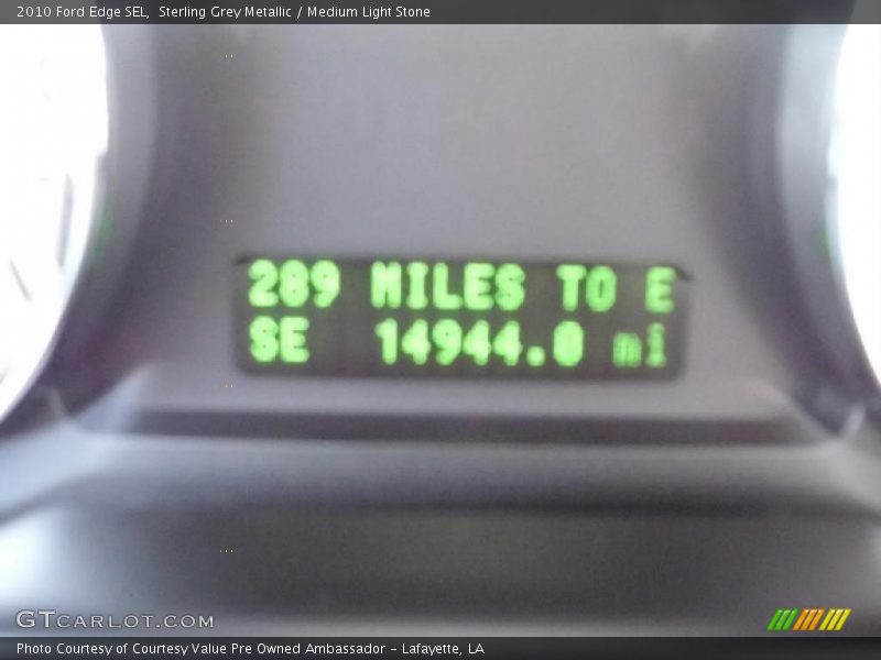 Sterling Grey Metallic / Medium Light Stone 2010 Ford Edge SEL