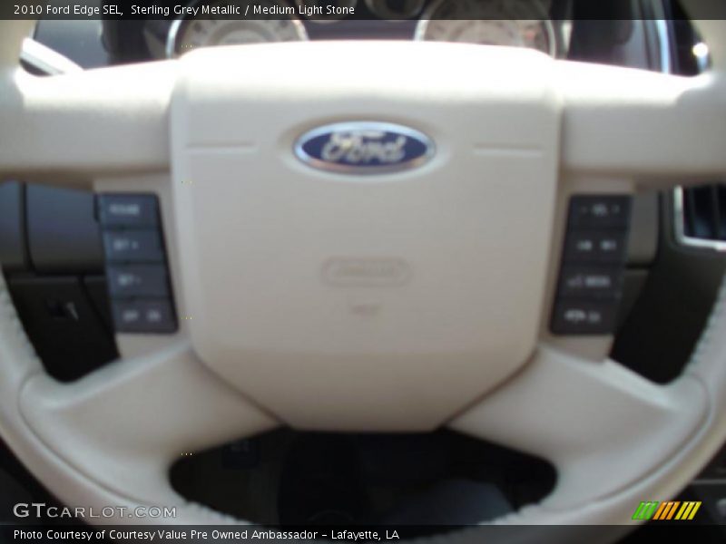 Sterling Grey Metallic / Medium Light Stone 2010 Ford Edge SEL