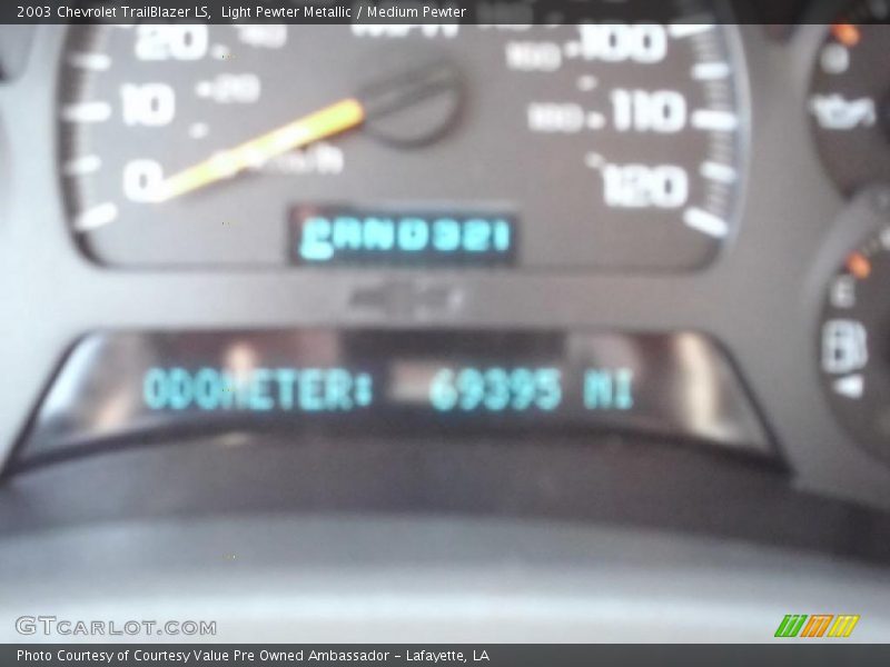 Light Pewter Metallic / Medium Pewter 2003 Chevrolet TrailBlazer LS