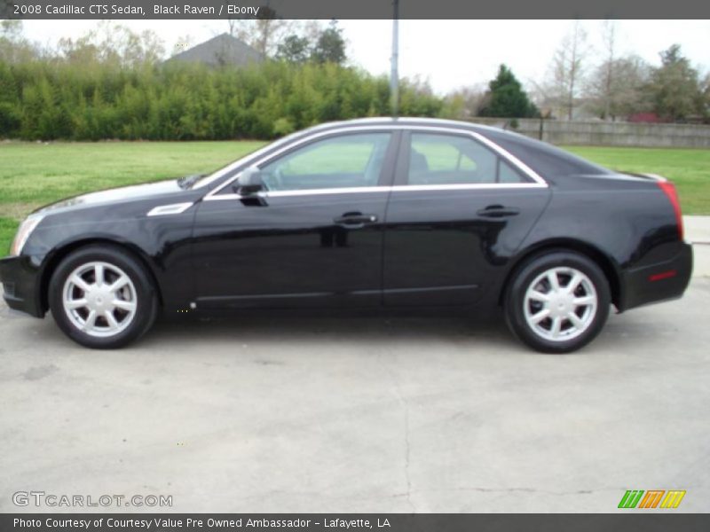 Black Raven / Ebony 2008 Cadillac CTS Sedan